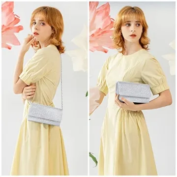 OSDUE Glitter Evening Bag Clutch for Women - Perfect for Events