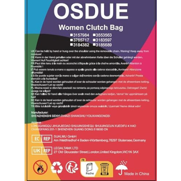 OSDUE Glitter Evening Bag Clutch for Women - Perfect for Events