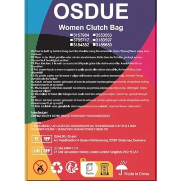 OSDUE Glitter Evening Bag Clutch for Women - Perfect for Events