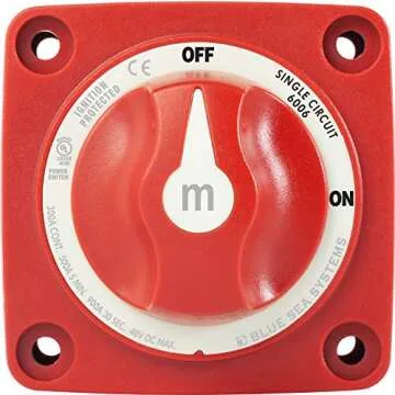 Blue Sea Systems 6006 Battery Switch - Robust & Waterproof