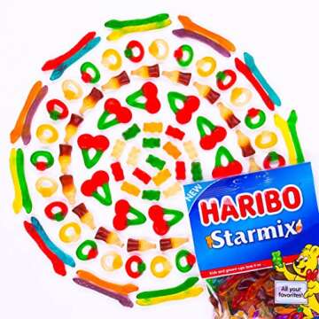 HARIBO Gummi Candy, Starmix Gummy Candy, 5 Ounce Value Bag (Pack of 12) Delicious Soft & Chewy Sweet Snacks, Assorted Fruity Flavors