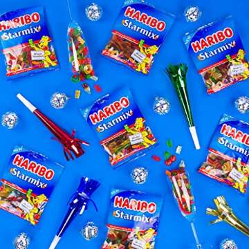 HARIBO Gummi Candy, Starmix Gummy Candy, 5 Ounce Value Bag (Pack of 12) Delicious Soft & Chewy Sweet Snacks, Assorted Fruity Flavors