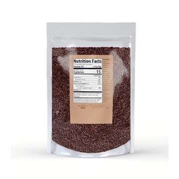 Chocolate Sprinkles, Made with real cocoa, Decorative Dessert Topping, Made in the USA (1.5 Lb)