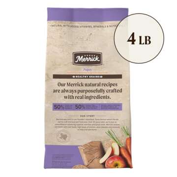 Merrick Healthy Grains Dry Dog Food for Puppies - 4 lb