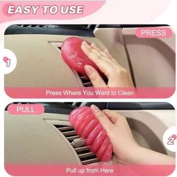PULIDIKI Car Cleaning Gel - Easy Car Detailing | Pink