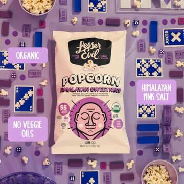Lesserevil, Popcorn Bowl Sweet Organic, 7 Ounce