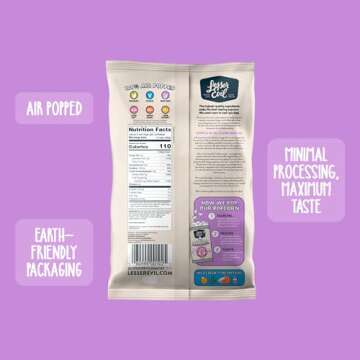 Lesserevil, Popcorn Bowl Sweet Organic, 7 Ounce