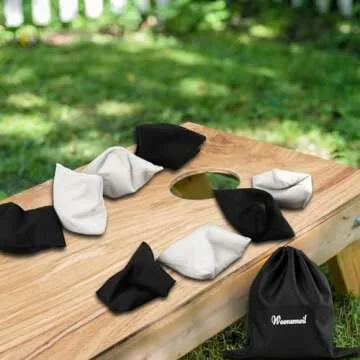 Premium Weather Resistant Cornhole Bean Bags Set of 8