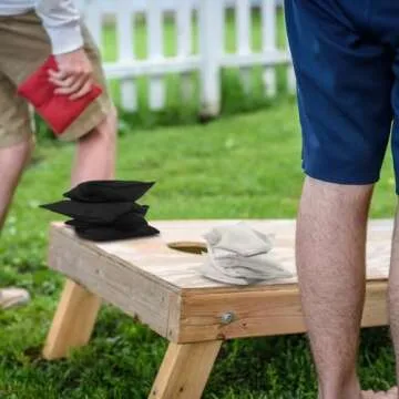 Premium Weather Resistant Cornhole Bean Bags Set of 8