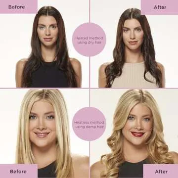 Conair 2-in-1 Heatless Hair Curler Set for Gorgeous Curls