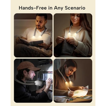 Enclize Neck Reading Light – Adjustable Brightness & Color
