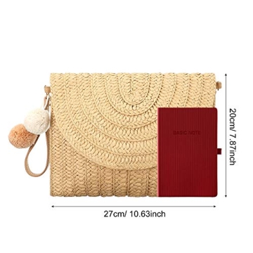 Stylish Frienda Straw Shoulder Bag for Summer Fun