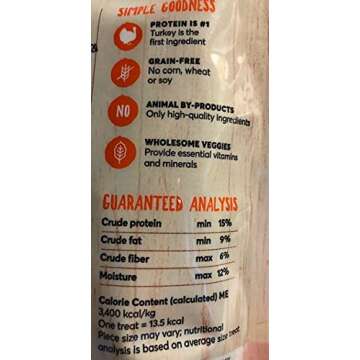 American Journey Grain Free Turkey Dog Treats 8 oz