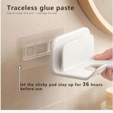 STORICANS Hair Dryer Holder - Wall Mount Organizer