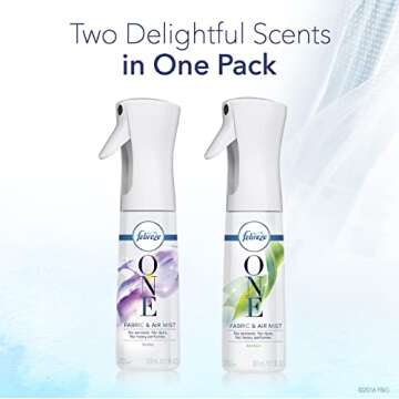 Febreze One Fabric and Air Freshener, Aerosol and Dye Free, Starter Kit