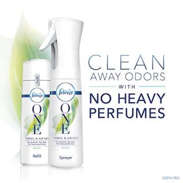 Febreze One Fabric and Air Freshener, Aerosol and Dye Free, Starter Kit