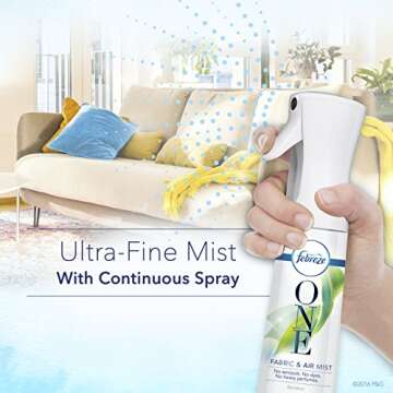 Febreze One Fabric and Air Freshener, Aerosol and Dye Free, Starter Kit
