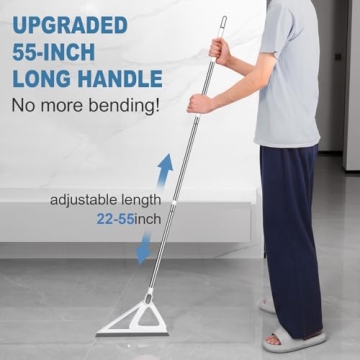 RONSUNG Rubber Squeegee Broom for Effortless Cleaning