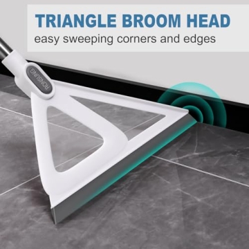 RONSUNG Rubber Squeegee Broom for Effortless Cleaning