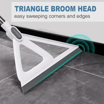 RONSUNG Rubber Squeegee Broom for Effortless Cleaning