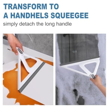 RONSUNG Rubber Squeegee Broom for Effortless Cleaning