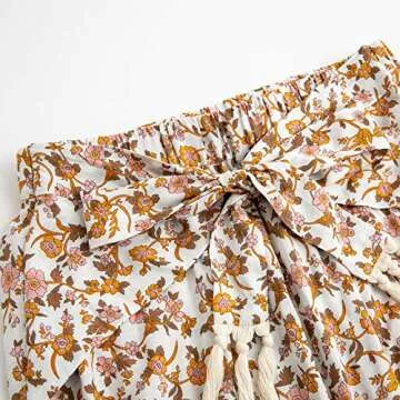 Miessial Women's Casual Beach Palazzo Pants for Summer