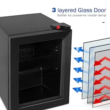 Mini Freezer with Display Glass Door – Compact & Versatile