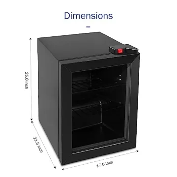 Mini Freezer with Display Glass Door – Compact & Versatile