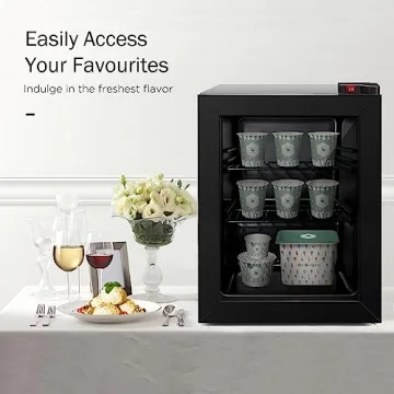 Mini Freezer with Display Glass Door – Compact & Versatile