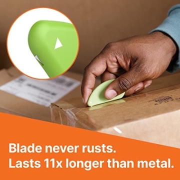 Slice Ceramic Blade, Safety Cutter Utility Knife, 1 Pack, Green