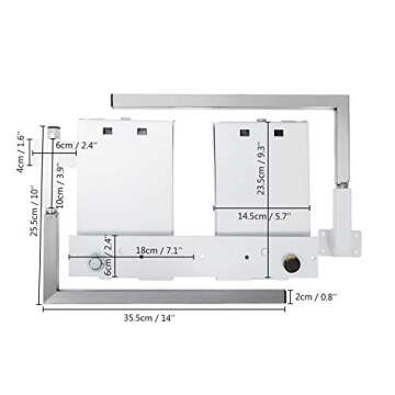Happybuy Murphy Mounting Wall Springs Mechanism Heavy Duty Support Hardware DIY Kit for Queen Twin S...