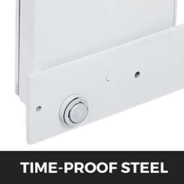 Happybuy Murphy Mounting Wall Springs Mechanism Heavy Duty Support Hardware DIY Kit for Queen Twin Size Bed (Horizontal), White