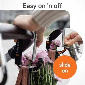 Baby Uma XL Stroller Hooks - Secure & Convenient Hooks