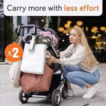 Baby Uma XL Stroller Hooks - Secure & Convenient Hooks