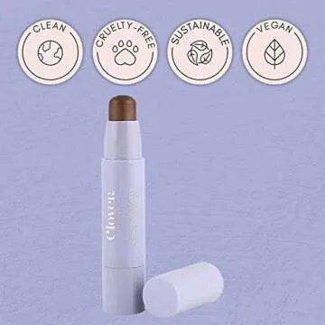 Clover Plush Pigment Cream Eyeshadow Stick - Shimmery & Vegan