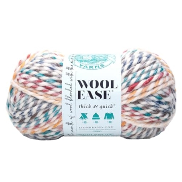 Lion Brand Yarn Wool-Ease Thick & Quick in Hudson Bay - Perfect for Knitting and Crocheting