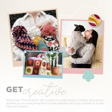 Lion Brand Wool-Ease Thick & Quick Yarn - Soft & Bulky