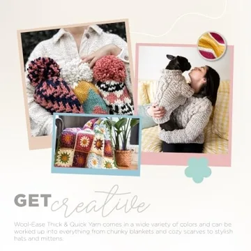 Lion Brand Wool-Ease Thick & Quick Yarn - Soft & Bulky