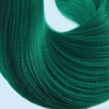 Teal Green Pre-stretched Braiding Hair for Vibrant Styles
