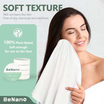 Benano Premium Compressed Towel Tablets for Travel and More