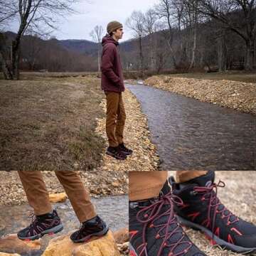 ROCKROOSTER Bedrock - Waterproof Hiking Boots for Men