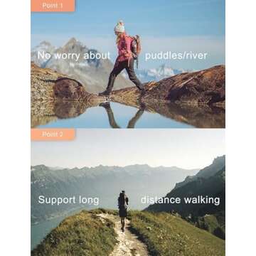 ROCKROOSTER Bedrock - Waterproof Hiking Boots for Men