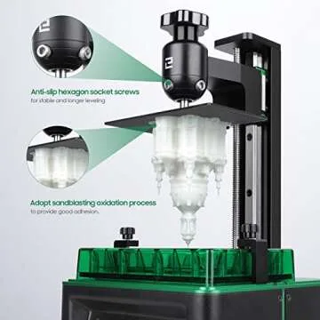 ELEGOO Mars 2 Mono MSLA 3D Printer UV Photocuring LCD Resin 3D Printer with 6.08 inch 2K Monochrome LCD, Printing Size 129x80x150mm/5.1x3.1x5.9inch
