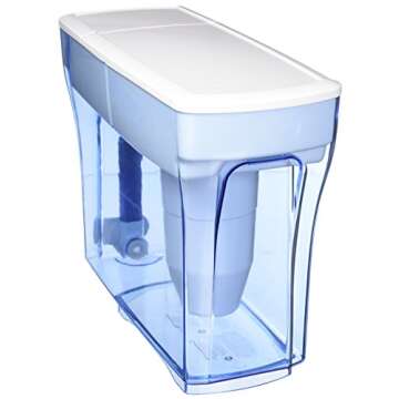 ZeroWater 30 Cup Ready-Pour 5-stage Water Filter Dispenser, NSF Certified To Reduce Lead, Other Heav...