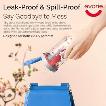 Evorie Tritan Toddler Sippy Cup - Spill-Proof & Safe