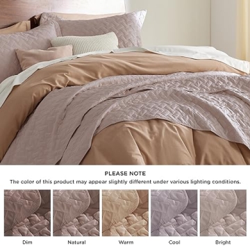 Bedsure Queen Quilt Set - Lightweight Comfort for All Seasons