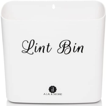 A.J.A. & MORE Lint Bin - Magnetic Laundry Organizer