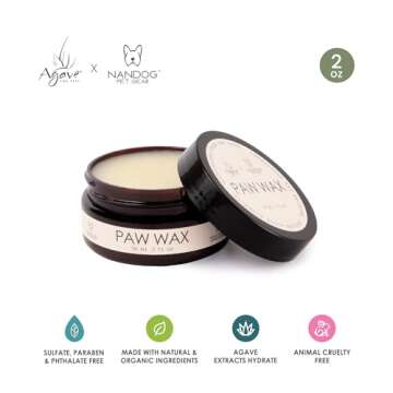 NANDOG Organic Paw Balm Wax for Hydration & Care