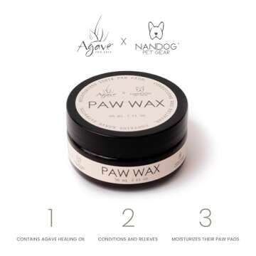 NANDOG Organic Paw Balm Wax for Hydration & Care