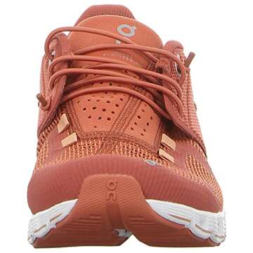 On Running Cloud Women's Shoes - Chili Rust, Comfortable Support